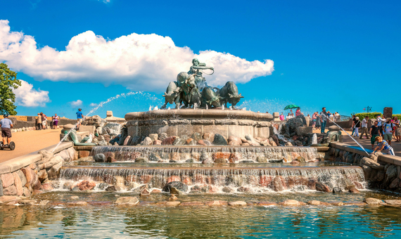 吉菲昂噴泉(卡菲茵女神噴泉) Gefion Fountain